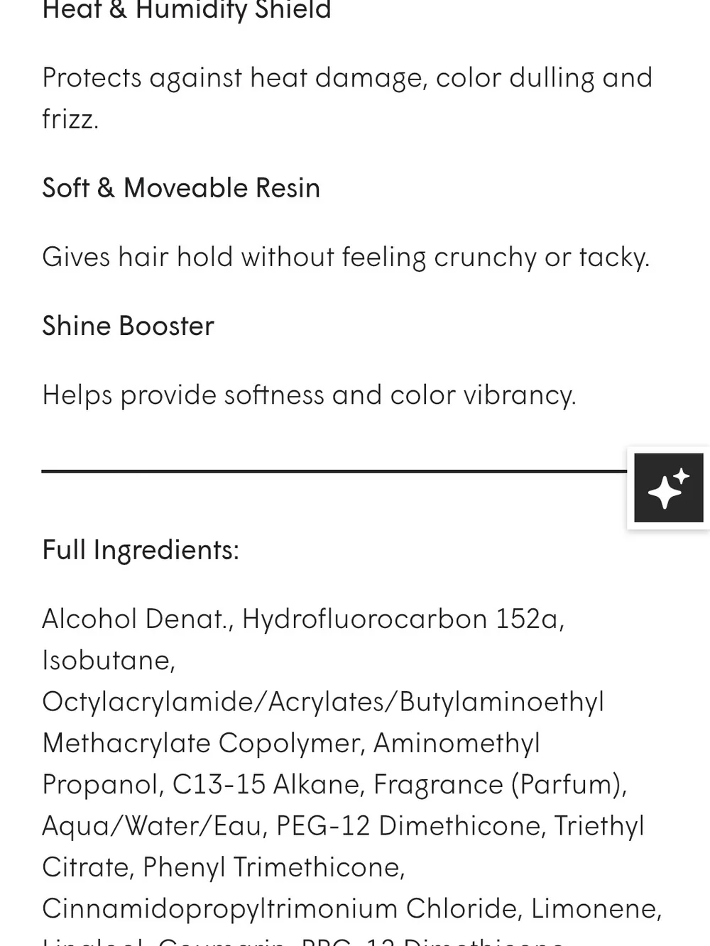 HUE Color Fresh Touchable Hairspray — White